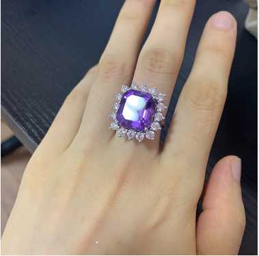 天然紫水晶镶嵌什么款式好看呢？